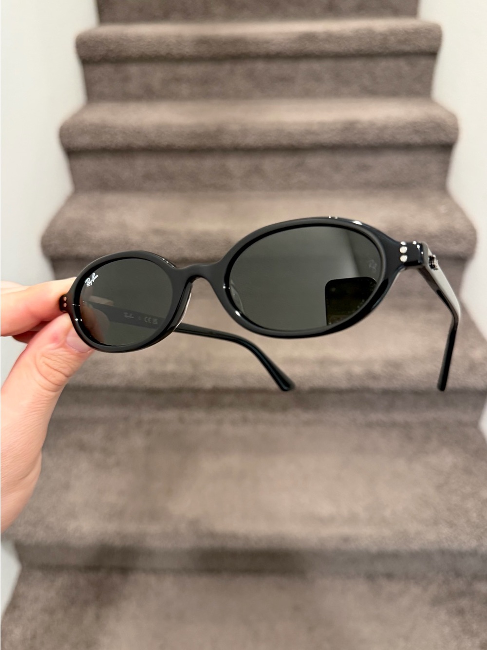NEW Ray-Ban Khal Oval Sunglasses RB4472 Black 51mm